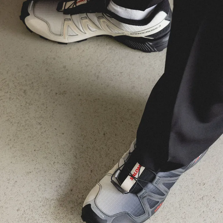 Vegane Sneaker|Outdoor Sneaker*Salomon Speedcross 3 *Dual Aura* Black / Vanilla Ice / Fiery Red