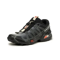 Vegane Sneaker|Outdoor Sneaker*Salomon Speedcross 3 *Dual Aura* Black / Vanilla Ice / Fiery Red