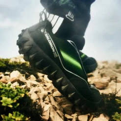 Leder Sneaker|Outdoor Sneaker*Salomon x Aries Snowclog Black / Green Gecko / Footwear Silver