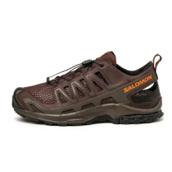 Leder Sneaker|Outdoor Sneaker*Salomon XA Pro 3D Amphib French Roast / Delicioso / Red Orange