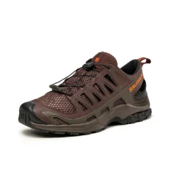 Leder Sneaker|Outdoor Sneaker*Salomon XA Pro 3D Amphib French Roast / Delicioso / Red Orange