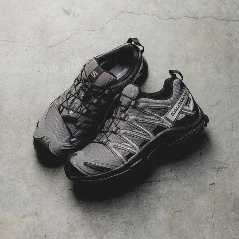 Wasserdichte Sneaker|Vegane Sneaker*Salomon XA Pro 3D GTX Pewter / Black / Silver Cloud