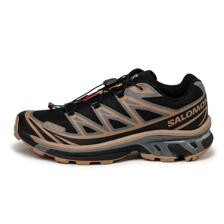 Vegane Sneaker|Outdoor Sneaker*Salomon XT-6 Black / Portabella / Pewter