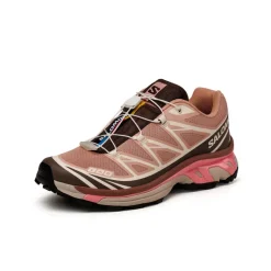 Vegane Sneaker|Outdoor Sneaker*Salomon XT-6 Mahogany Rose / Earth Brown / Flamingo Pink