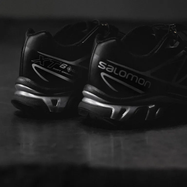 Vegane Sneaker*Salomon XT-6 GTX Black / Black / Footwear Silver