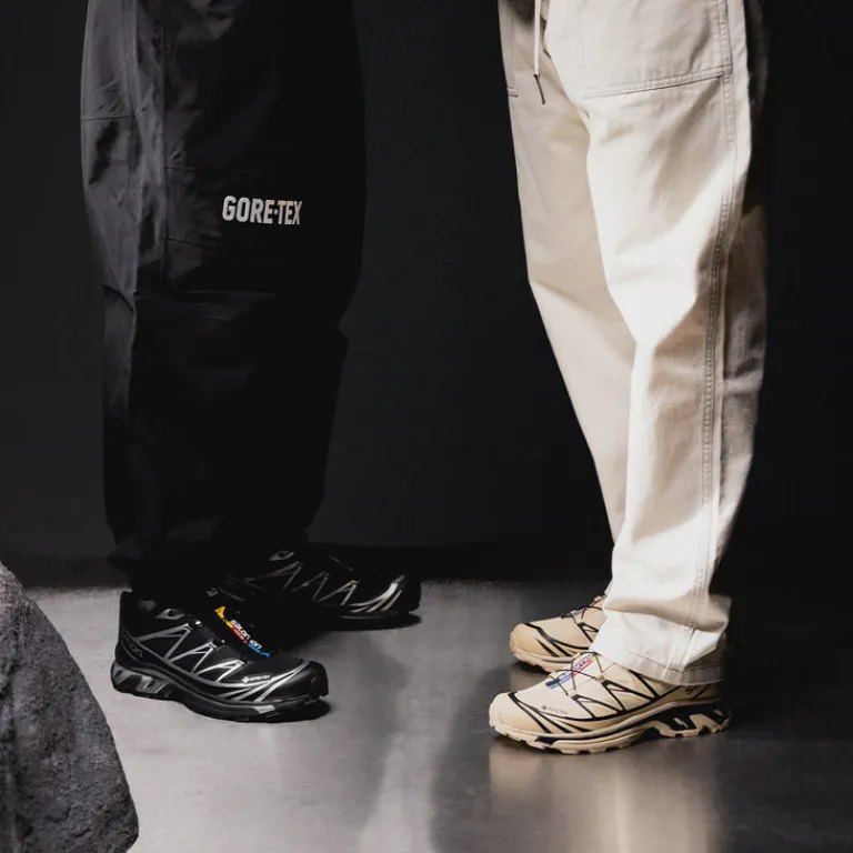 Vegane Sneaker*Salomon XT-6 GTX Black / Black / Footwear Silver