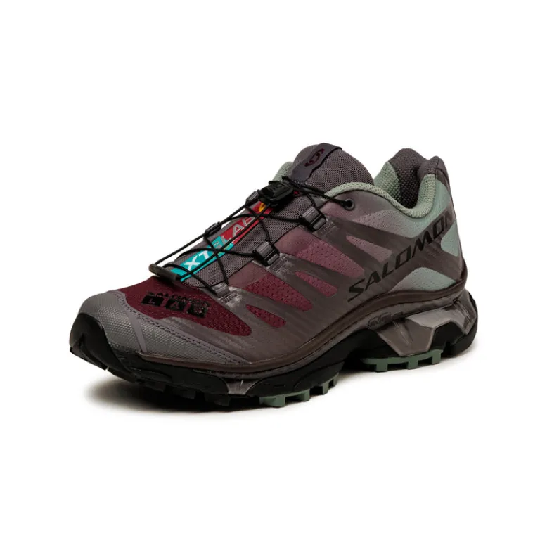 Vegane Sneaker|Outdoor Sneaker*Salomon XT-4 OG Excalibur / Green Milieu / Tawny Port