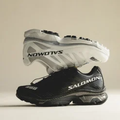 Vegane Sneaker|Outdoor Sneaker*Salomon XT-4 OG Black / Ebony / Silver Metallic