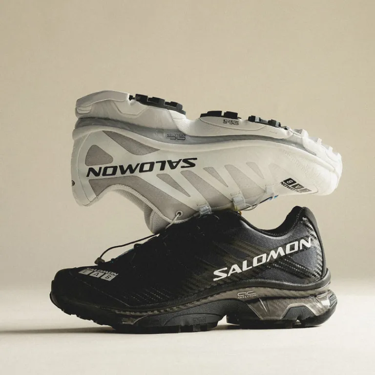 Vegane Sneaker|Outdoor Sneaker*Salomon XT-4 OG Black / Ebony / Silver Metallic