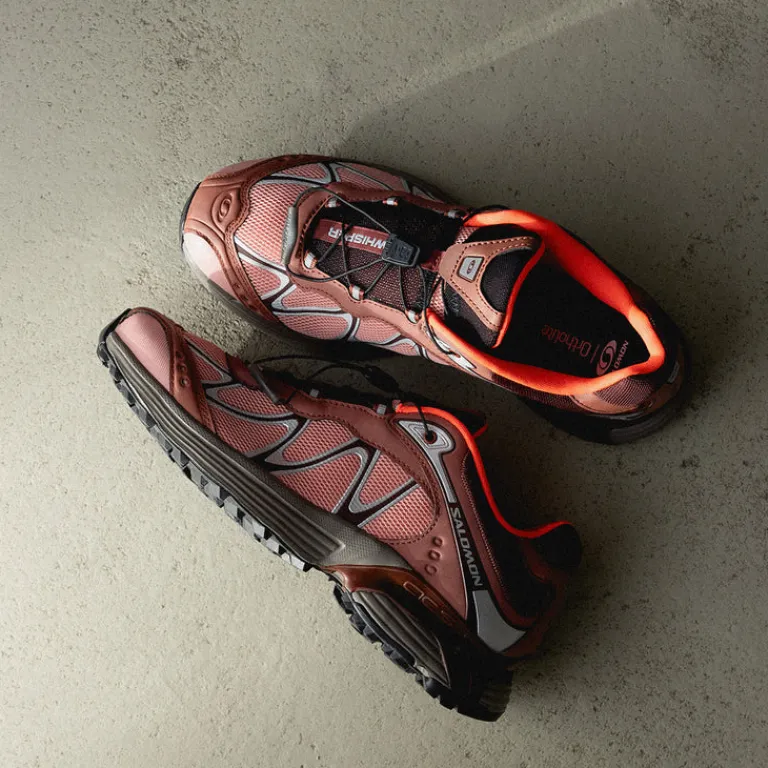 Vegane Sneaker|Outdoor Sneaker*Salomon XT-Whisper Henna / Tawny Port / Neon Flame