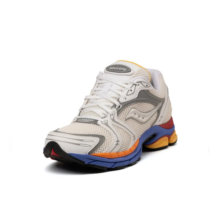 Vegane Sneaker|Weiße Sneaker*Saucony Pro Grid Triumph 4 White / Multi