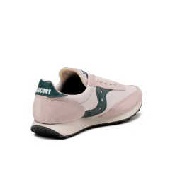 Leder Sneaker|Retro Runner*Saucony Trainer 80 Pink / Green