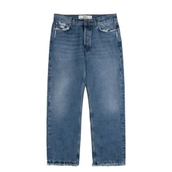 Hosen*Sefr Frayed Cut Jeans Dark River Blue