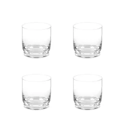 Geschirr|Küche*Service Projects Walter 02 - Rocks Set of 4 Clear