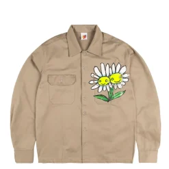 Hemden*Sky High Farm Universe Daisy Workshirt Woven Sand