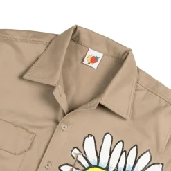 Hemden*Sky High Farm Universe Daisy Workshirt Woven Sand