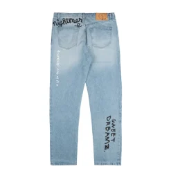 Hosen*Sky High Farm Universe Sweet Dreams Jeans Woven Blue
