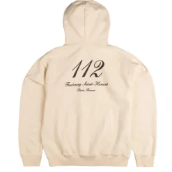 Hoodies*Sporty & Rich Faubourg Hoodie Cream Chocolate