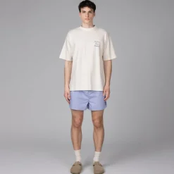 Pyjamas & Unterwäsche*Sporty & Rich Faubourg Pyjama Shorts Navy / White