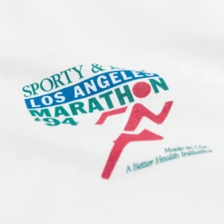 T-Shirts*Sporty & Rich LA Marathon Longsleeve Tee White