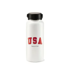 Trinkflaschen*Sporty & Rich USA Bottle White / Sports Red / Navy