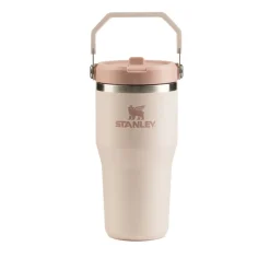 Trinkflaschen*Stanley The IceFlow™ Flip Straw 2.0 Tumbler 0.6L Rose Quartz
