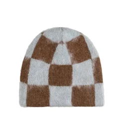 Beanies*Stockholm Surfboard Club Gas Reversible Beanie Blue / Brown / Check