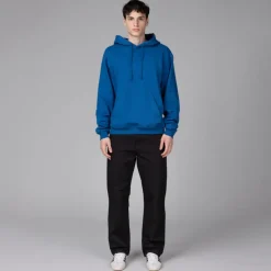 Hoodies*Stockholm Surfboard Club Bjorn Logo Hoodie Sapphire