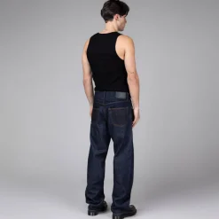 Hosen*Sunflower Loose Jeans Simple Rinse Blue