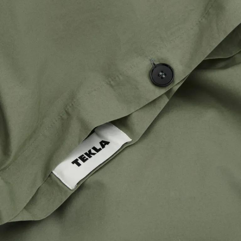 Schlafzimmer*Tekla Duvet Cover Olive Green