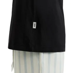 Pyjamas & Unterwäsche*Tekla Long Sleeve Sleeping T-Shirt Black