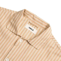 Pyjamas & Unterwäsche*Tekla Pyjamas Shirt Corinth Stripes