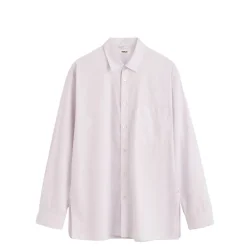 Pyjamas & Unterwäsche*Tekla Pyjamas Shirt Rosa Stripes