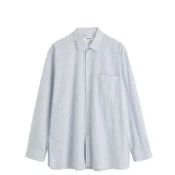 Pyjamas & Unterwäsche*Tekla Pyjamas Shirt Orchid Stripes