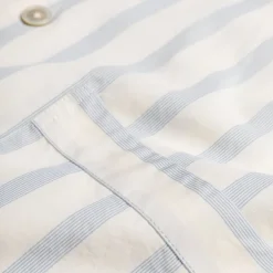 Pyjamas & Unterwäsche*Tekla Pyjamas Short Sleeve Shirt Needle Stripes