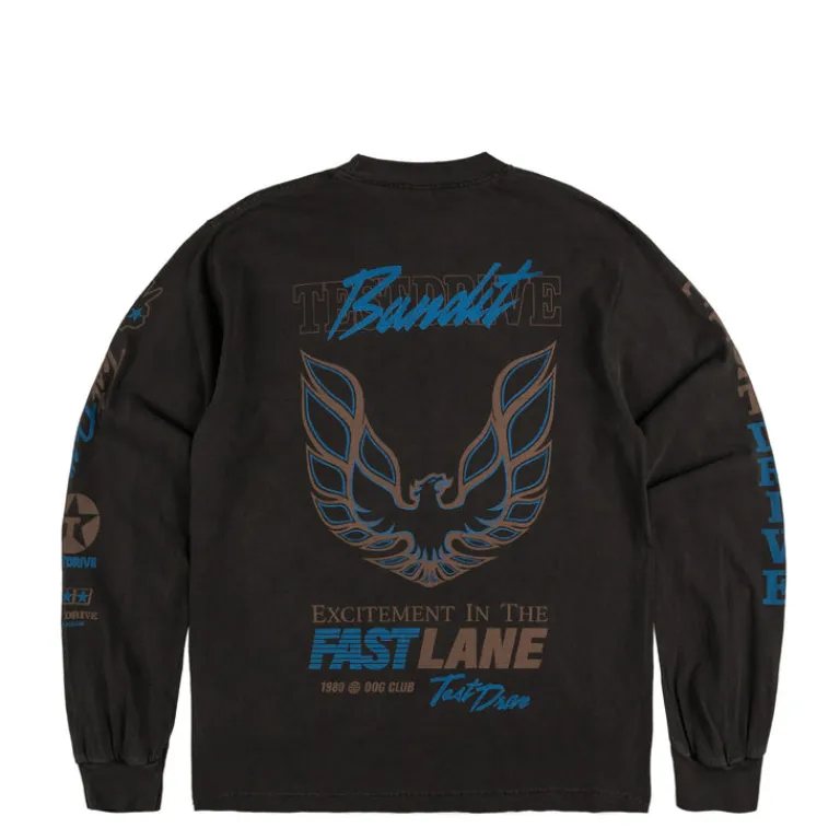 T-Shirts*Test Drive Bandit Longsleeve Vntg Black