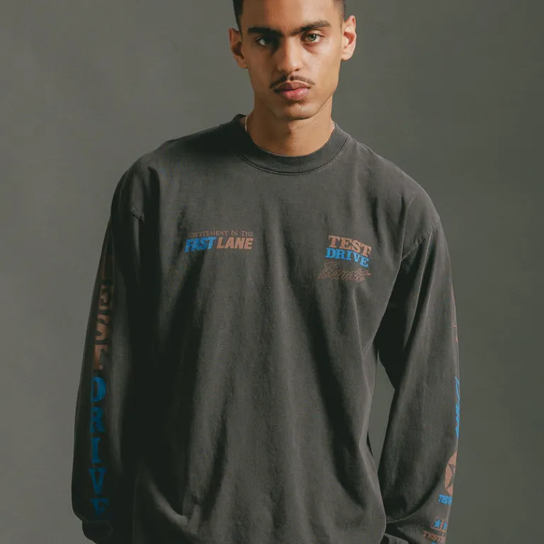 T-Shirts*Test Drive Bandit Longsleeve Vntg Black