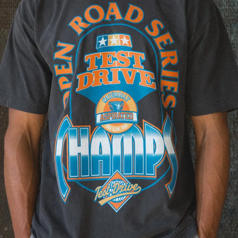 T-Shirts*Test Drive Champs Tee Vintage Black
