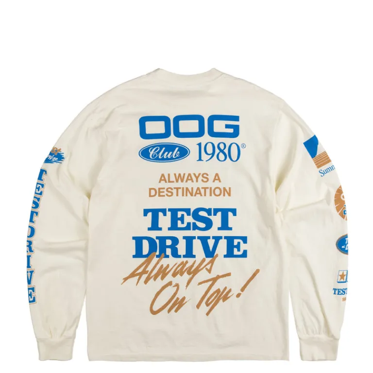 T-Shirts*Test Drive On Top Longsleeve Off White