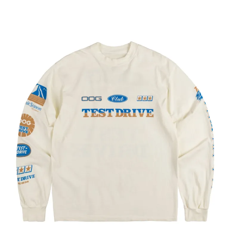 T-Shirts*Test Drive On Top Longsleeve Off White