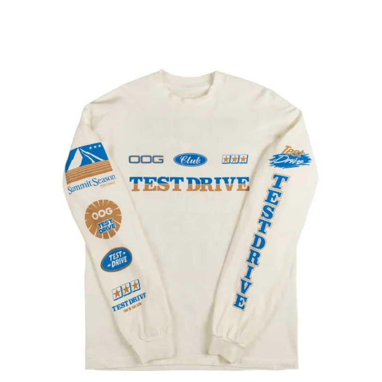 T-Shirts*Test Drive On Top Longsleeve Off White