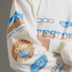 T-Shirts*Test Drive On Top Longsleeve Off White