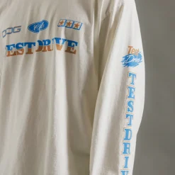 T-Shirts*Test Drive On Top Longsleeve Off White