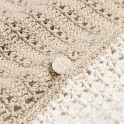 Hemden*thisisneverthat Block Crochet Knit Shirt Ivory