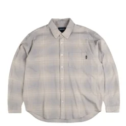 Hemden*thisisneverthat Flannel Check Shirt Grey