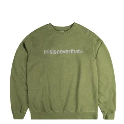 Crewnecks*thisisneverthat T-Logo LT Crewneck Moss Green
