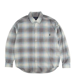 Hemden*thisisneverthat Flannel Check Shirt Brown