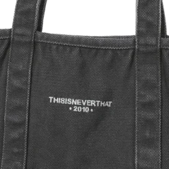 Taschen*thisisneverthat Washed Canvas Tote Bag Charcoal