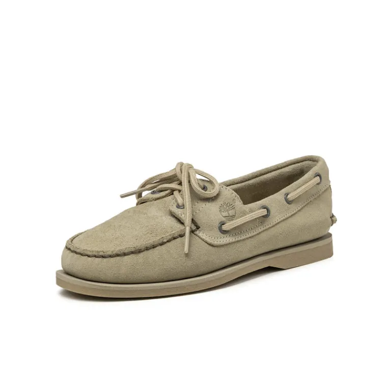 Leder Sneaker|Loafer*Timberland Classic Boat Shoe Light Green
