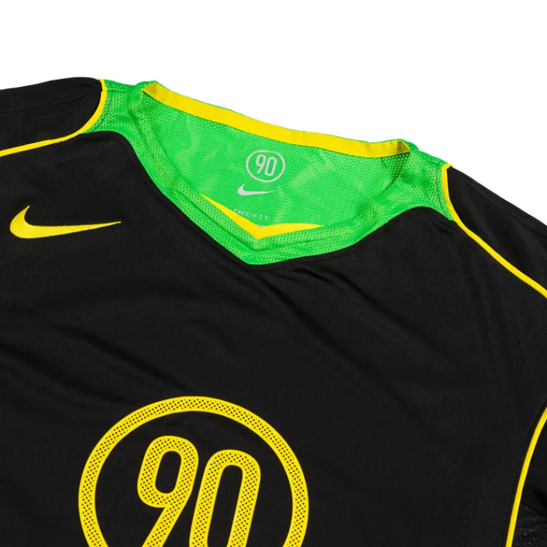 T-Shirts*Nike Total 90 Dri-Fit Soccer Jersey Black / Green Spark / Opti Yellow / Opti Yellow